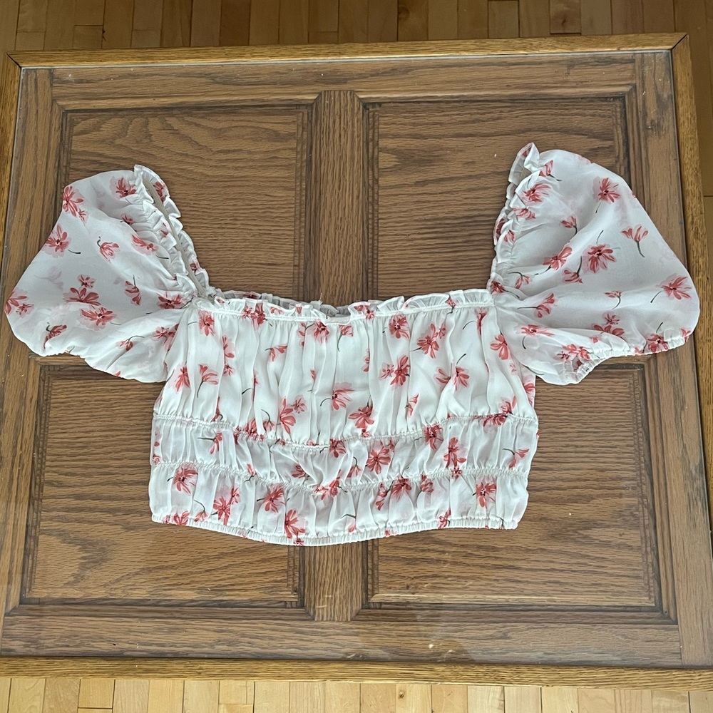 Princess Polly Floral Crop Top